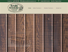 Tablet Screenshot of barewoodfurniturecenter.com